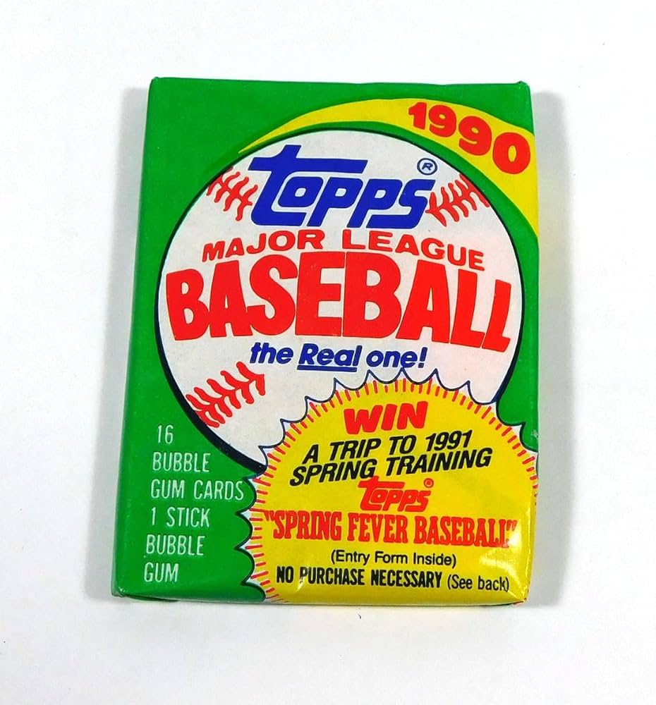 Amazon.com: 1990 Topps Major League Baseball Pack: The Real